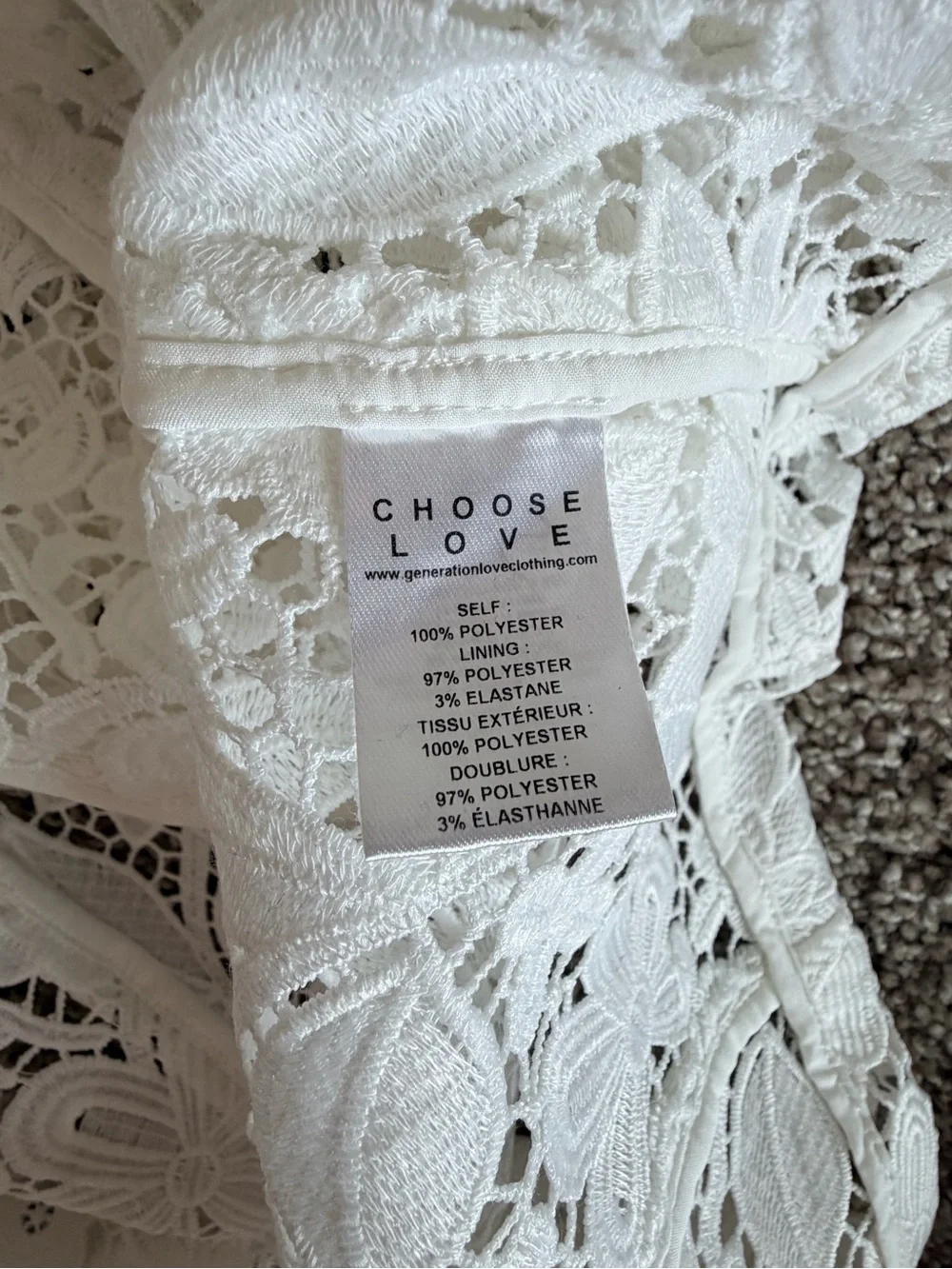 Generation Love Melbourne short sleeve lace blazer women's size xxl NWT - Picture 14 of 16